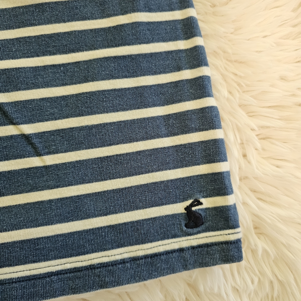 Joules Blue and White Striped Skirt - Picture 2 of 4